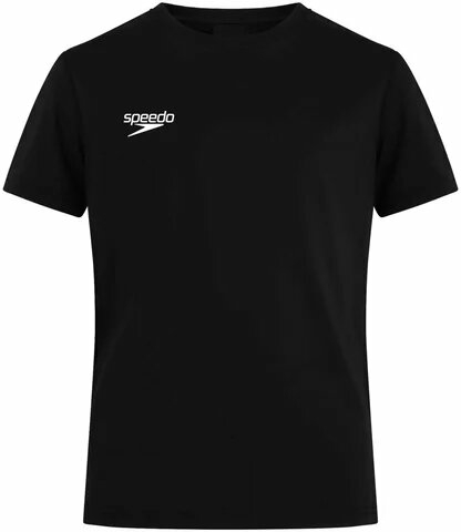 SPEEDO KOSZULKA  CLUB PLAIN TEE AM  BLACK 8-133890001