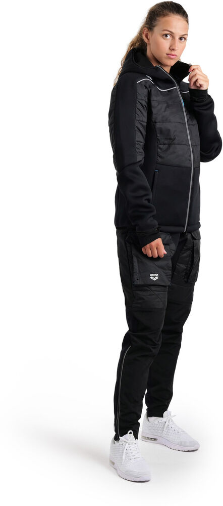 ARENA KURTKA UNISEX TEAM LINE HALF-QUILTED JACKET BLACK 004915/500