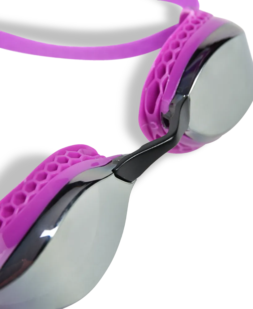 ARENA OKULARY STARTOWE AIR SPEED MIRROR SILVER PURPLE BLACK 003151108