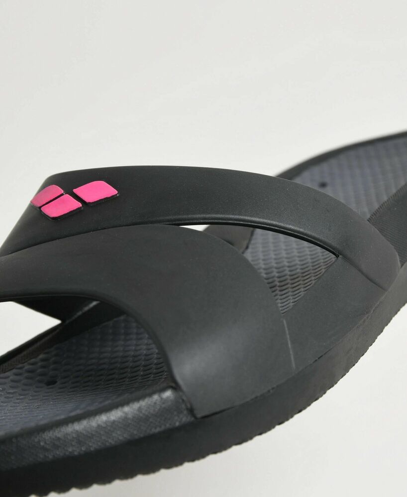 ARENA DAMSKIE KLAPKI NINA  black-dark-grey-black  003787102