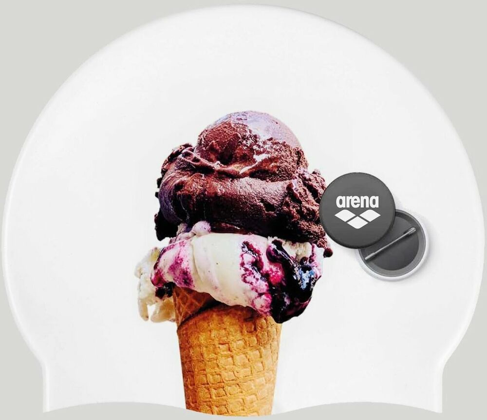 ARENA CZEPEK PŁYWACKI HD CAP  ICE CREAM 005572/205