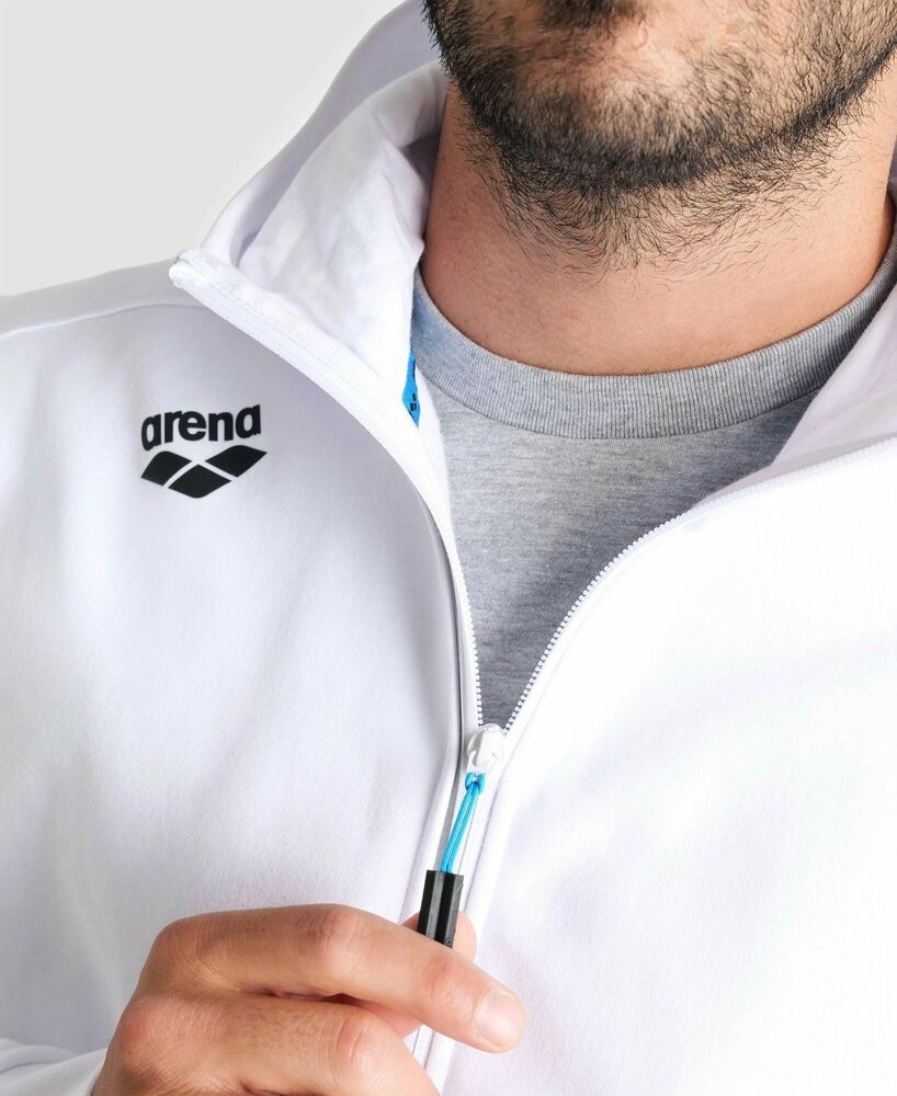 ARENA BLUZA ROZPINANA TEAM HOODED JACKET PANEL WHITE  004906100