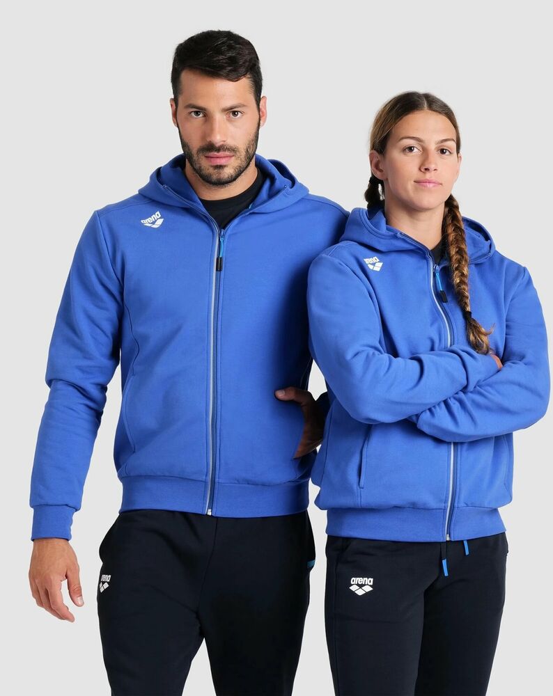 ARENA BLUZA ROZPINANA TEAM HOODED JACKET PANEL ROYAL 004906800