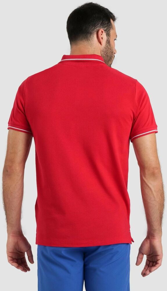 ARENA KOSZULKA POLO TEAM POLO SHIRT SOLID RED  004901400