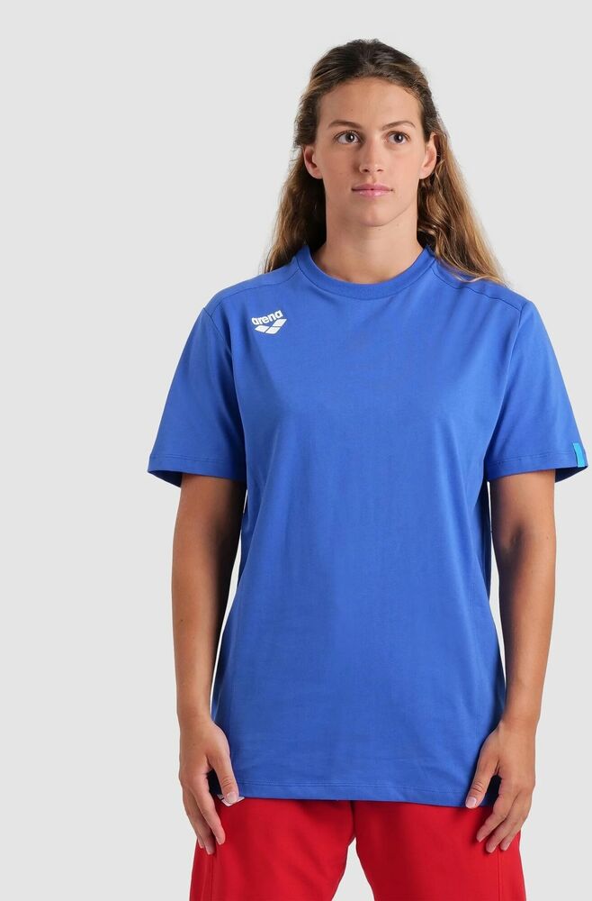 ARENA KOSZULKA  TEAM T-SHIRT PANEL ROYAL