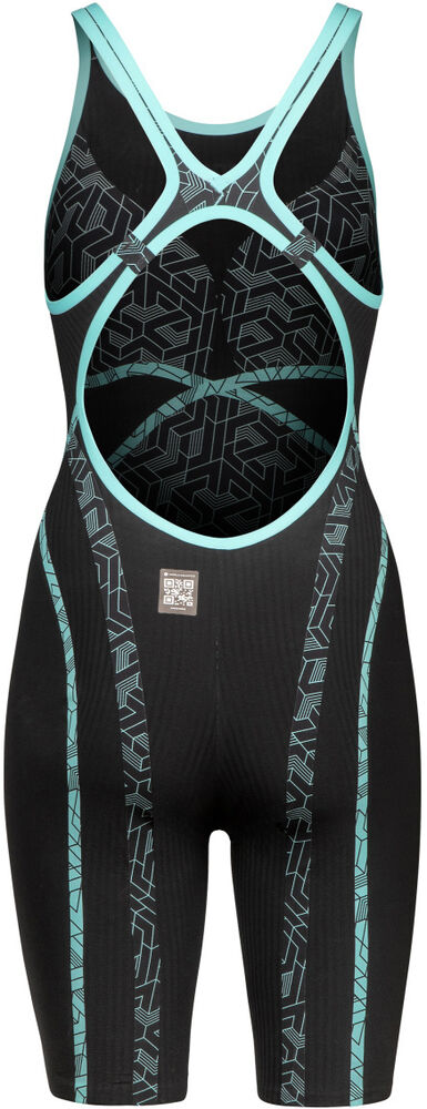 ARENA DAMSKI STRÓJ POWERSKIN PRIMO BLACK- TEAL  007768/100
