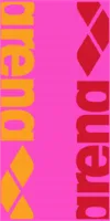 ARENA DUŻY RĘCZNIK  LOGOTYPE VELOUR TOWEL SKOCHING PINK MULTI 180X90 009229/940