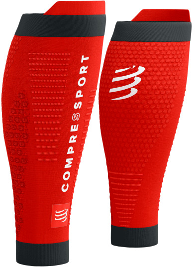 COMPRESSPORT OPASKI NA ŁYDKI R2 3.0 RED BLACK