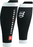 COMPRESSPORT OPASKI NA ŁYDKI R2 3.0  BLACK- WHITE