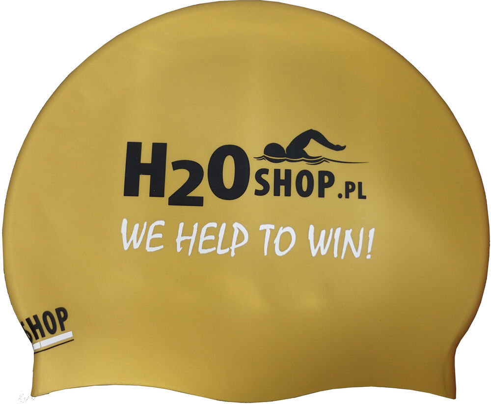 CZEPEK TRENINGOWY - STARTOWY  H2OSHOP ZŁOTY   MAT