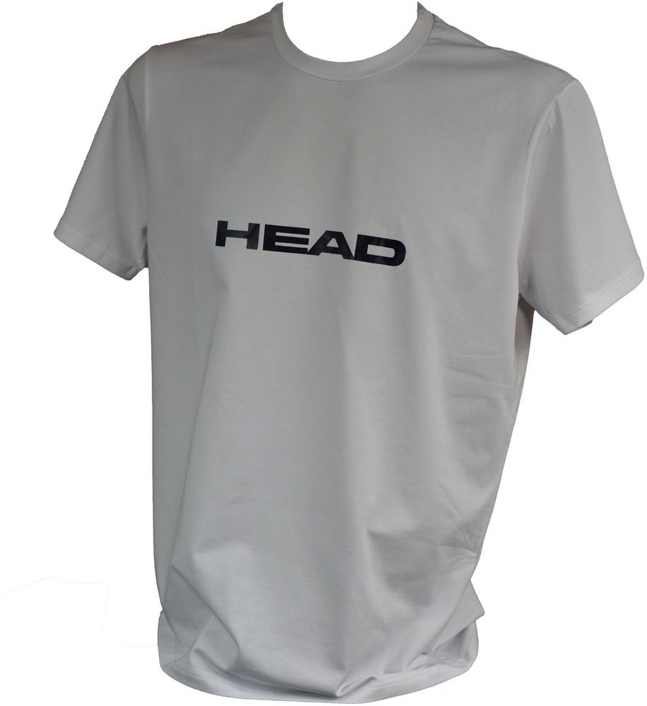 HEAD KOSZULKA COTONE SWIMMING TEAM T-SHIRT MAN WHITE