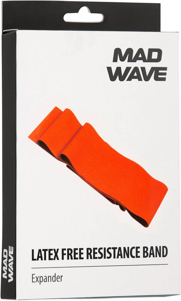 MAD WAVE STRETCH BAND GUMA OPOROWA CZERWONA  LATEX FREE RESISTANCE BAND M133303205W
