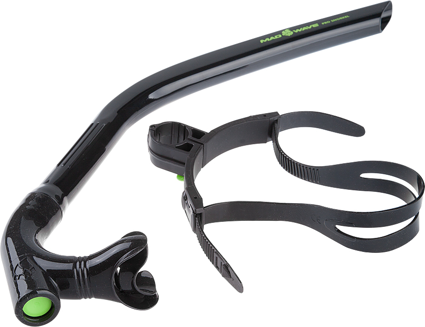 MAD WAVE RURKA CZOŁOWA SNORKEL TRAINER PRO BLACK M077301001W