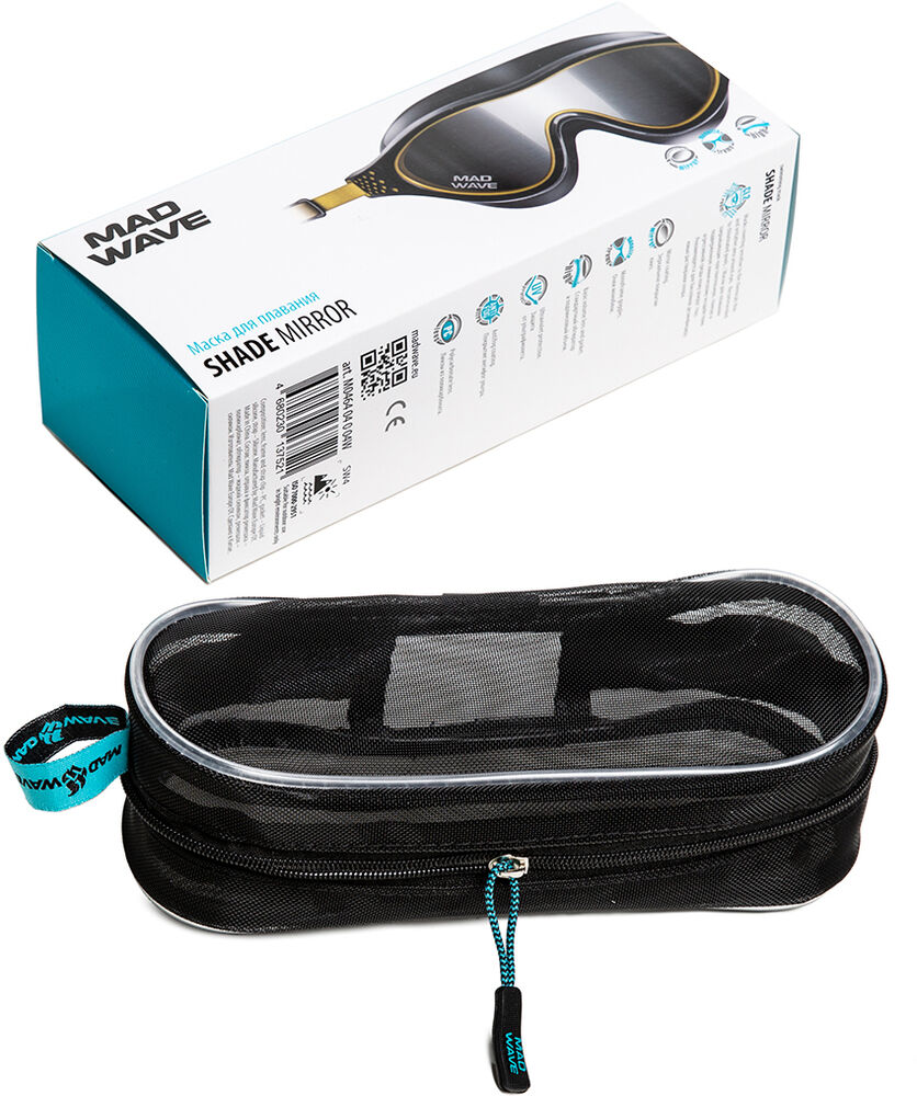 MAD WAVE MASKA DO PŁYWANIA  SHADE MIRROR BLACK M046404004W