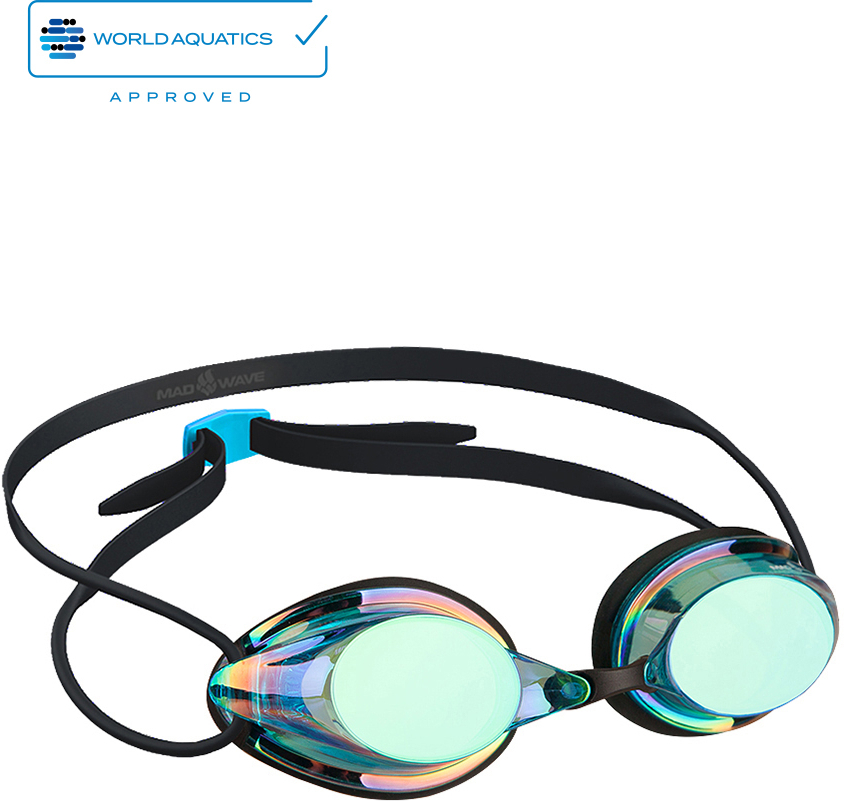 MAD WAVE OKULARY RACING STREAMLINE  RAINBOW