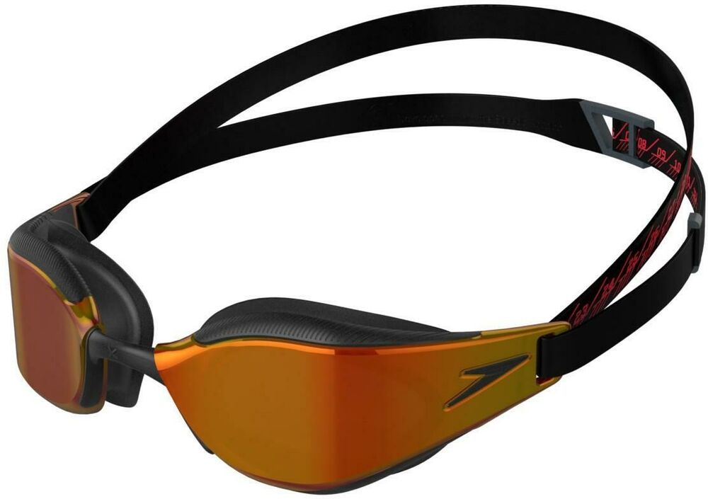SPEEDO OKULARY FASTSKIN HYPER ELITE MIRROR BLACK OXID GREY FIRE GOLD  8-12818F977
